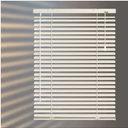 Corded Aluminum Mini Blinds Horizontal Window Blinds, Anti-UV Waterproof Light Adjustment Metal Blinds for Windows and Home, 34" W x 64" L, Beige