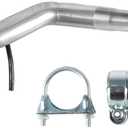 Aluminized Steel Exhaust Muffler Assembly Compatible with Chevy Equinox 2010 2011 2012 2013 2014 2015 2016 2017