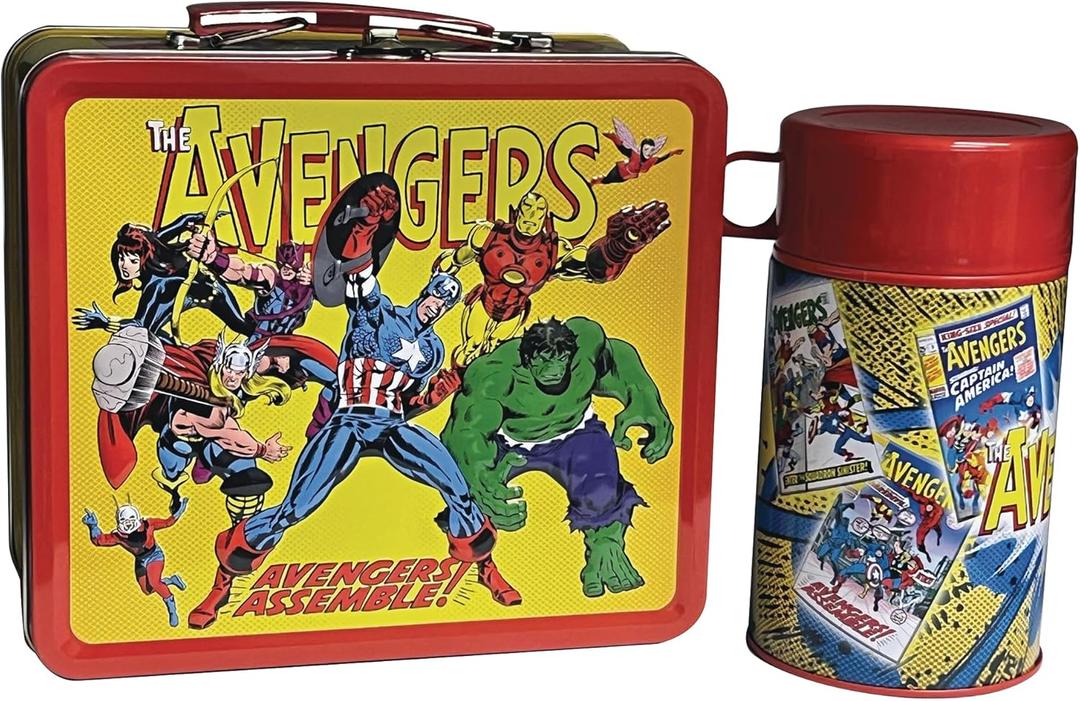 Surreal Entertainment Avengers Assemble Tin Titans Previews Exclusive Lunch Box with Beverage Container Surreal Entertainment Avengers Assemble Tin Titans Previews Exclusive Lunch Box with Beverage Container