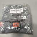 LED Beanie Hat with Rechargeable Headlight & Rear Red Light, 3 Modes, USB Charging, Warm Winter Cap with USA Logo (Black)