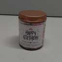Homsolver Happy Birthday Gifts for Women Unique, Vanilla Cream Scent with Sprinkles Candy Birthday Candles for Her, Handmade Aromatherapy Candle Decor