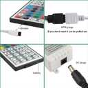 24 Key LED Strip Lights IR Remote Controller, Wireless Rectifier Control Box, DC 12V 3A Power Supply Plug Adapter for 2835 3528 5050 RGB LED Strip Lights Flexible Tape Lighting