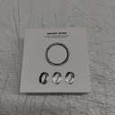 Smart Ring for Women Men, Health Ring Colorful Display, Fitness Tracker with Heart Rate, Blood Oxygen, Sleep Monitor, No Subscription Fee, 5ATM Waterproof for iOS & Android (Black, 11)