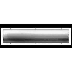 HVAC Premium 26" X 10" Aluminum Return Grille - Easy Air Flow - Linear Bar Grilles [Outer Dimensions: 27.875 X 11.875]