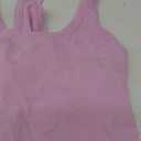CRZ YOGA Butterluxe Racerback Workout Tank Tops for Women Tight Sleeveless Camisole Gym Athletic Yoga Shirts (Medium, Vita Pink)