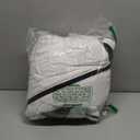 Pursky Girl's Fleece Winter Coat Youth Ski Jacket Bubble Down Puffer Coat With Faux Fur Trim Hood White 14-16