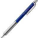 Pentel Mechanical Pencil, Orenz, with Metal Grip, 0.2mm, Navy (XPP1002G-C)