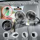 Car Seat Fan for Back Seat, Car Fans for Backseat for Kids(No Battery)