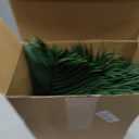 Yunsailing 60 Pcs 25 Inch Palm Leaves Bulk, Large Artificial Tropical Palm Frond for Wedding Flower Arrangement, Faux Greenery Branches for Church Sunday Christian Decor, Hawaiian Jungle Safari Party