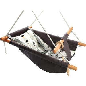 Baby Swing Outdoor Indoor for Infants to Toddlers, Portable Adjustable Baby Porch Swing with 5-Point Safety Belt, Kids Tree Hanging Chair Toys for Door Garden Backyard