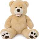 MaoGoLan Giant Teddy Bear Plush,39 inches Big Teddy Bear Stuffed Animal,Adorable Smiling Large Bear,Express Your Love Gift for Kids,Girlfriend,Baby Shower,Valentines Day,Christmas,Long Distance