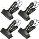4-Packs Heavy Duty Power Spring Clamps with Hook,Photo Props with Hook Clips,4.3inch Photo Hook Background Clip for Photography Photo Studio Backdrops Light Reflector