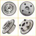 AUCERAMIC 917-260 + 917-261 VVT Sprockets Gears Camshaft Adjuster Compatible with 2007-2011 Ford Edge Flex Fusion Taurus X Mercury Sable Lincoln MKS MKT MKX MKZ Mazda 6 CX-9 3.5L 3.7L V6