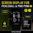 Score Keeper Watch for Pickleball, Tennis, Padel & Ping Pong - Digital Wristwatch with Alarm, Stopwatch & Clock | Water Resistant, Lightweight & Easy
