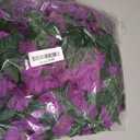HyeFlora Bougainvillea Artificial Hanging Flowers Plants for Outdoors Decoration, 2pcs Purple Fake Flowers Silk Bougainvillea Vines Realistic UV Resistant Faux Flowers for Outdoor Planters Patio Urn