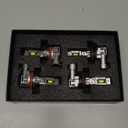 SEALIGHT 9005 H11 Bulbs, 96,000LM 900% Brightness HB3 H8/H9 Light Bulbs, 6500K Cool White Bulbs with 15000RPM Fan, Plug and Play ATV/UTV, 10-Year Extended Lifespan IP68 Waterproof, Pack of 4