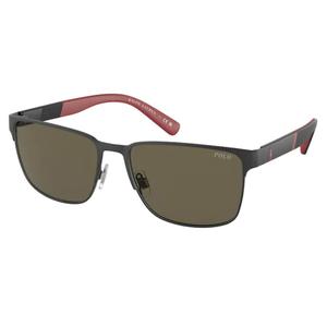 Polo Ralph Lauren PH 3143 Matte Black/Brown 57/17/145 men Sunglasses