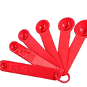 Measuring Spoons Red, 6 Pcs 