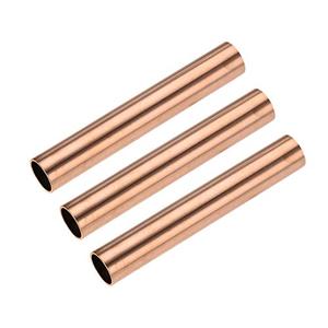 uxcell Copper Round Tube, 16mm OD 1mm Wall Thickness 100mm Length Straight Pipe Tubing 2 Pcs