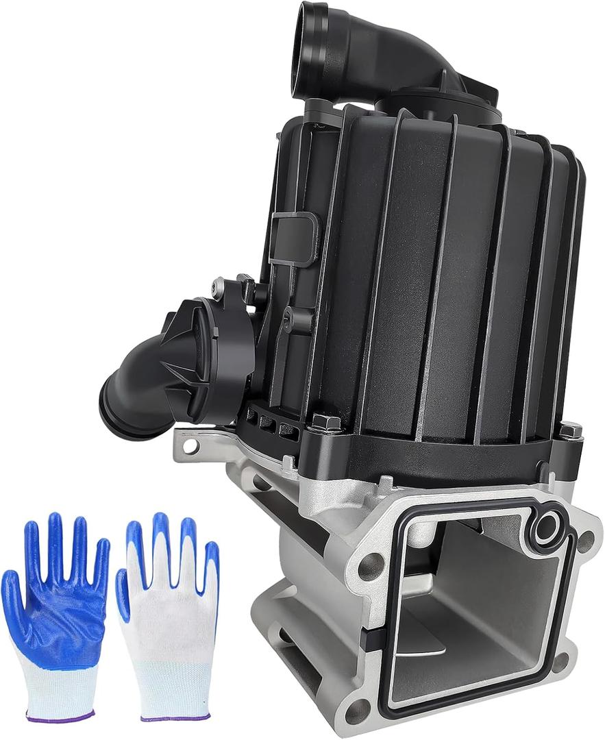 22877306 Crankcase Ventilation Oil Separator Compatible with 2015-2022 Volvo D13 Engines + Gasket 20532891, Replaces OE 21373547 22877306, Crankcase Oil Separator Kit with Gasket and Gloves