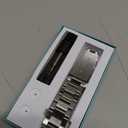 Lerobo Stainless Steel Band Compatible with Samsung Galaxy Watch 8 7 6 5 4 FE 40mm 44mm 45mm/Galaxy Watch 8 Classic 6 4 Classic 43mm 47mm 42mm 46mm, 20mm Metal Replacement Band for Men Women (Silver)