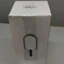 Desk Fan Bladeless, 11.8 Inch Office Fan Small, Quiet, 3 Speed Adjustment, Touch Control, Easy to Clean, Desk Fans Small Quiet, Ideal for Office, Living Room, Bedroom (White/Gold)