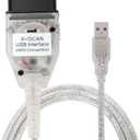 Taotao K+CAN Cable with Switch FT232RL K+D CAN USB Interface Cable Car Ediabas K+ Dcan USB OBD2 OBDii Diagnostic Scanner for BMW Work with NCS Expert Tool32