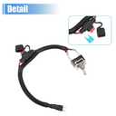 uxcell 1 Set 37.5cm 14.76" Universal Automotive Switched Fuse Bypass Kit Fuse Bypass Switch