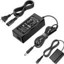 Gonine NP-FW50 Dummy Battery for Sony ZV-E10, AC-PW20 Continuous Power Supply AC Adapter Kit, for Sony Alpha ZVE10 A6000 A6100 A6300 A6400 A6500 A7 A7II A7S A7SII RX10 II IV Cameras.