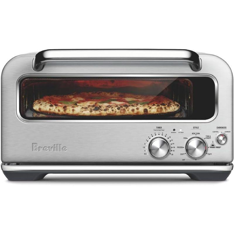 Breville BPZ820BSS Smart Oven Pizzaiolo, Brushed Stainless Steel
Craft wood fired, New York-style, thin crust pizzas and more with preset functions in this versatile countertop pizza maker, One Size