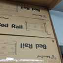 JWPEHOE Height Adjustable Bed Rail for Toddlers, Kids Safety Baby Bed Rail for Twin/Full/King/Queen Size Bed (3 Sides, 78 * 78 * 59 Inch)