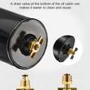 EVIL ENERGY 10AN Oil Catch Can, Breather Tank with AN10 Fuel Line Kit Nylon Braided CPE 10FT