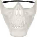 Tinksky Halloween Mask Skull Skeleton Mask Full Face Protector for Cosplay Masquerade Party (White)