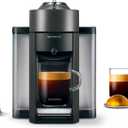 Nespresso Vertuo Coffee & Espresso Maker by De'Longhi
Graphite metal coffee machine. Brews 4 cup sizes with Centrifusion extraction for barista-grade coffee and espresso at home.
