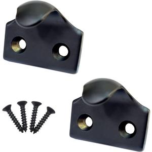 QCAA Forged Brass Heavy Duty Sash Lift, Matte Black, 2 Pack, Made in Taiwan