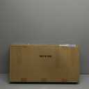 1 Pcs 22" x 10" Entry Door Glass Insert Half Round Top Exterior Door Window Inserts Replacement Kit with Low-e Clear Glass for Home Improvement (5 Lite Round Top,White)