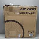 Hiland 26" 27.5" 28" x1.75" Alloy Bike Rim for 1.75 to 2.215 Inch Wide Tire, Front & Back MTB Wheelset with 7 Speed Freewheel, Bolt On Axle, Bicycle Accessories for Adult Bikes