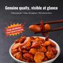 4 x SODGHYTR Chinese Spicy Crispy Chili Snack with Sesame Seeds,Crispy Fried Spicy Chips,Ready To Eat, 108g/3.8oz,Peanuts+Chilies+Broad Beans, Suitable for Lamian Noodles, Rice and Sushi Mix