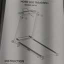 Portable Treadmill with Incline, 3.0HP Walking Pad with Handle Bar, 3-in-1 Foldable Running Electric Treadmill for Home Office Small Space with Quiet Brushless, 300 LBS Capacity