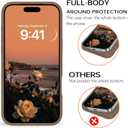 BENTOBEN for iPhone 17 Pro Max Case, Liquid Silicone Anti-Slip Microfiber Lining 17 ProMax Phone Case, Slim Soft Gel Rubber Anti-Scratch Shockproof Cover for iPhone 17 Pro Max 6.9" 2025, Brown