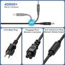 130W 4.5mm Tip Laptop Charger Compatible with dell XPS 15 7590 9530 9550 9560 9570 OptiPlex 3050 3060 7050 inspiron 16 Plus 7640 7620 7630 7730 0V363H HA130PM130 Power Supply Cord