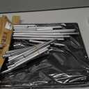 Nicehill 3 Drawer Dresser, Black Nightstand for Bedroom with Drawers, Small Dresser Bedside Table Chest of Drawers for Bedroom, Hallway, Entryway, Closets (Black)