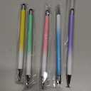 Bopomofo Stylus (5 Pcs),2-in-1 Stylus Pen for Touchscreen, High Precision and Sensitivity, Suitable for iPhone/ipad/Android Tablets, Compatible with Touch Screens(Pink/Yellow/Green/Blue/Purple)