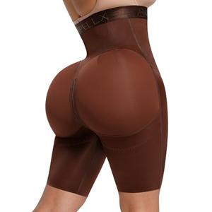 SHAPELLX Body Suit Tummy Control Shapewear Butt Lifting Body Shaper High Waisted Shapewear for Women Tummy Control Slip Shorts Butt Lifting Shapewear Higher Power (Brown, X-Large)
