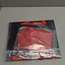 Kolldenn 5 Senses Gift Bags for Him and Her Five Senses Gift Bag with Ribbon Handles and Tissue Paper Present Wrappings for Valentine Wedding Birthday Mothers Day (Black Red,11.8 x 10 x 4 Inch)