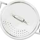 All-Clad Simply Strain Stainless Steel Multipot with Straining Lid, 6-Quart, Induction, Oven Broiler Safe 600F, Strainer, Pasta Strainer with Handle, Steamer Pot, Cookware, Home, Pots and Pans, Silver