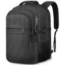 Lapsouno Laptop Backpack, Travel Laptop Backpack, Business Anti Theft Slim Sturdy 15.6 Inch TSA Friendly with USB Port, Water Resistant College School Computer Bag Gifts for Men Women, Black