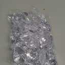 MTLEE 36 Pieces Diamond Place Card Holders Acrylic Number Holders for Wedding Crystal Table Card Stands Tabletop Stands for Weddings Baby Shower Table Decoration(Transparent White)