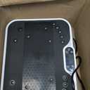 Bigzzia Vibration Plate Exercise Machine for Weight Loss 100-Speed Platform with Remote & Resistance Bands, 450 lbs Capacity Quiet Full Body Workout for Lymphatic Drainage at Home
