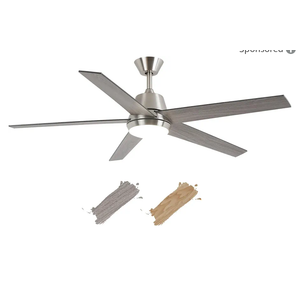 Ceiling Fans with Lights and Remote 52 Inch Modern Ceiling Fan with 6 Speeds, Dimmable LED, Reversible Noiseless DC Motor, Two-Color Blades, Cooling Fan for Bedroom, Living Room, Dining Room
50+ bought in past month